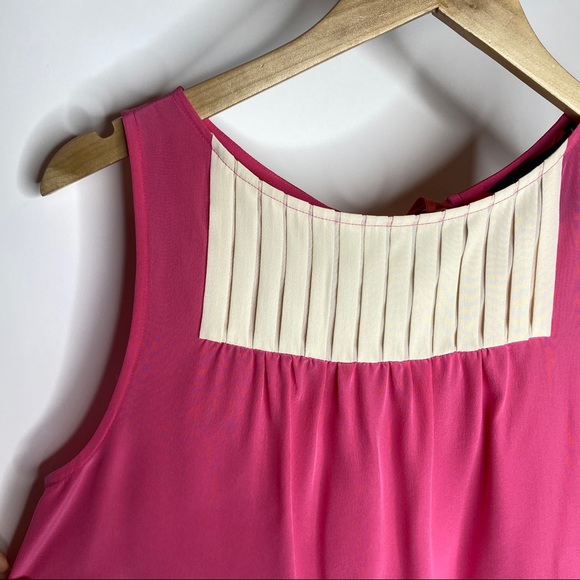Marc by Marc Jacobs Silk Colorblock Sleeveless Blouse XS - Picture 5 of 9